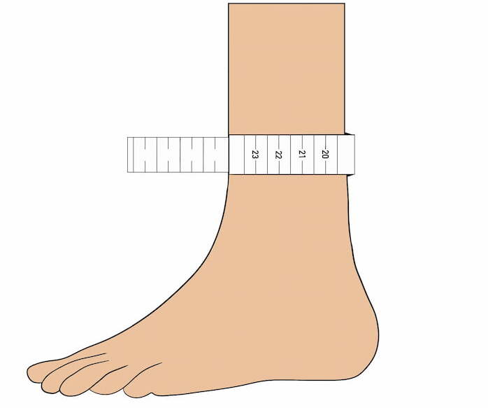 Size guide for bracelet gemstone - Step 1