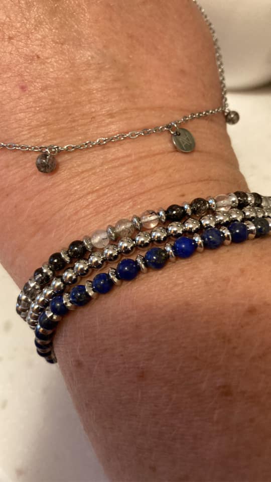 Photo bracelet Lapis-lazuli