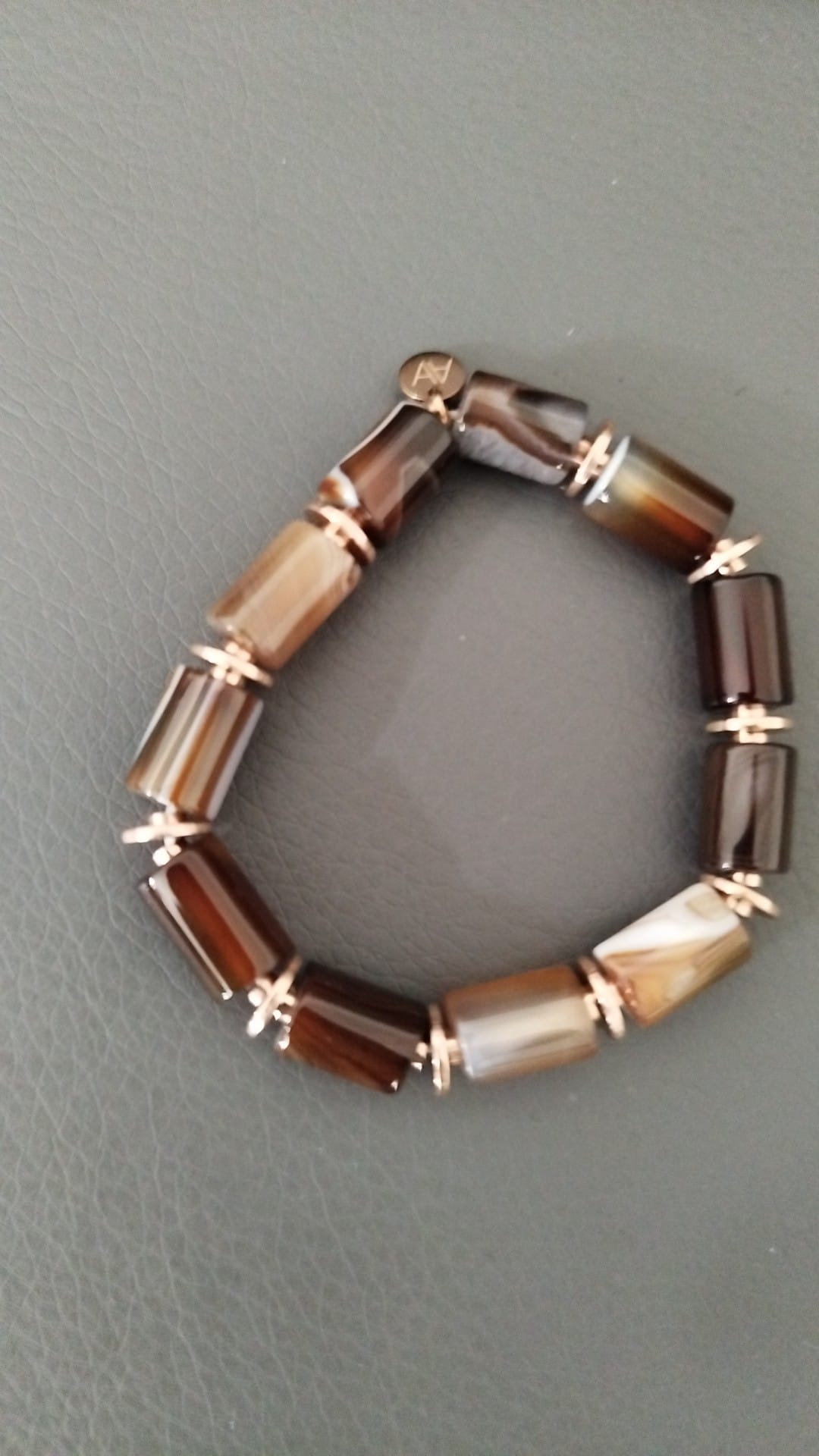 Photo bracelet Agate café