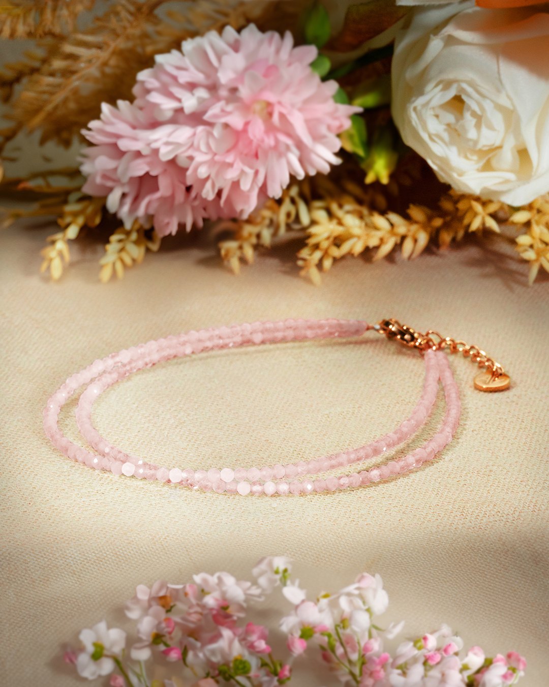 Packshot Bracelet Quartz rose Comissiane