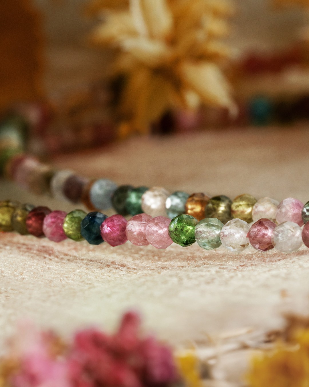 Packshot Bracelet Tourmaline multicolore Monzanitane