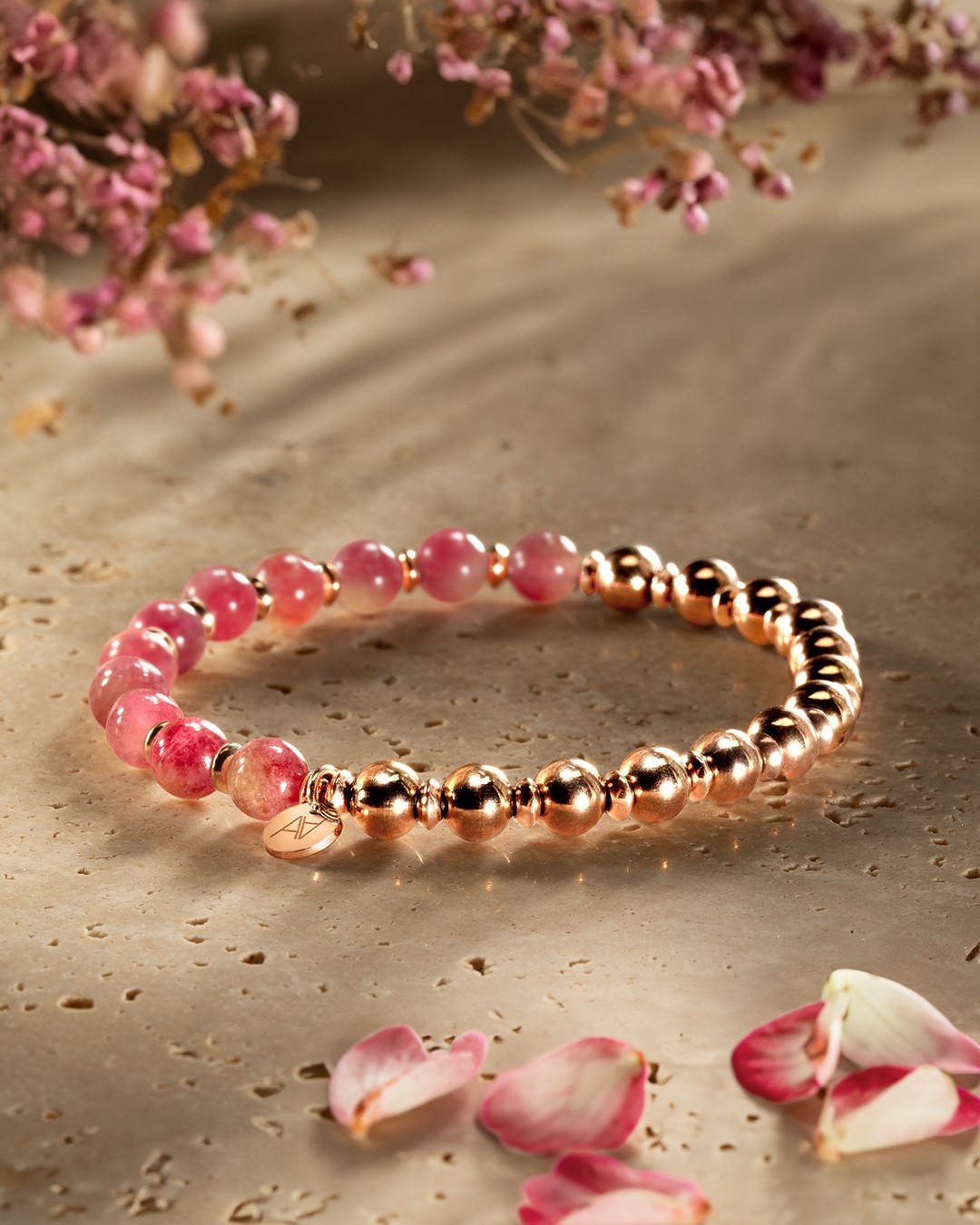 Packshot Bracelet Tourmaline melon  Prata