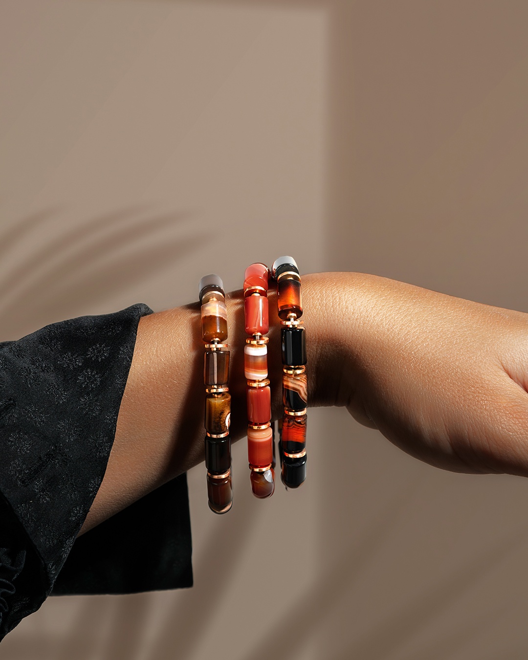 Packshot Bracelet Agate rouge  Rossia