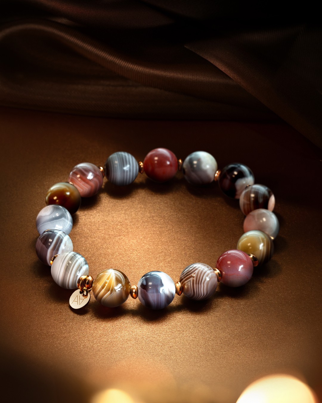 Packshot Bracelet Agate du Botswana Avellinora